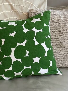 Kate Spade Green and White Throw
Pillow